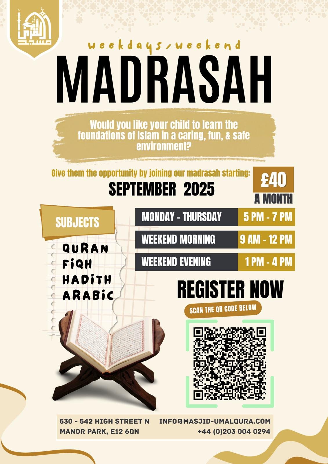 Madrasah Registration